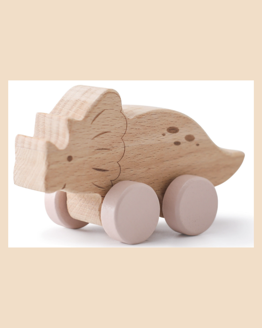 Wild & Little Dinoset - Vier prehistorische vrienden op wieltjes