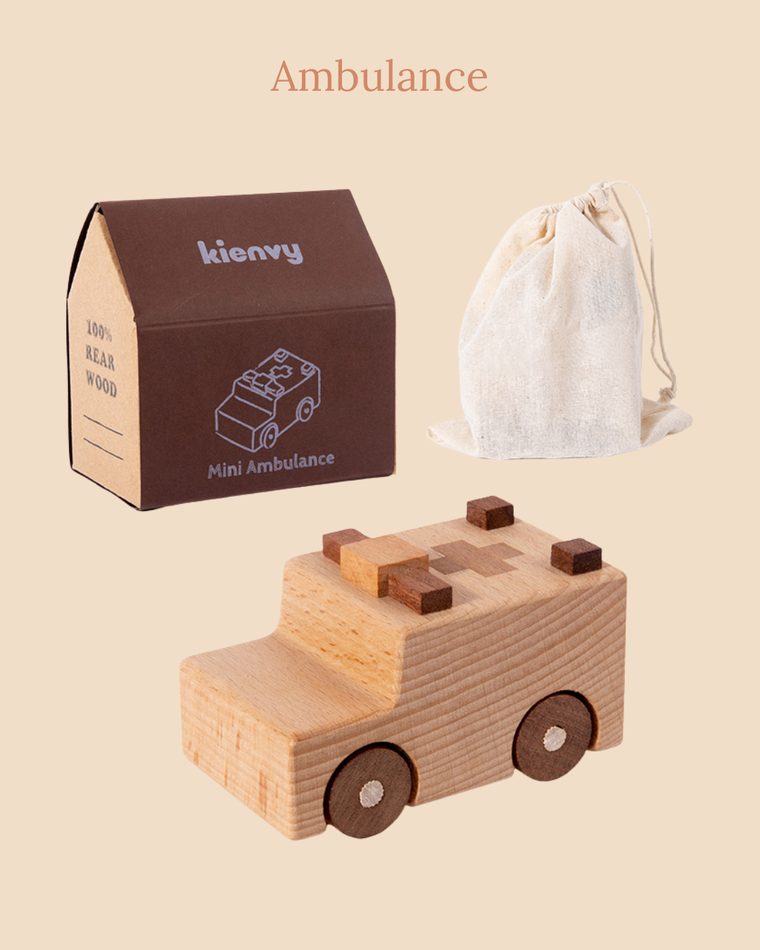 Wild & Little Houten Voertuigen - Bouw je eigen wagenpark