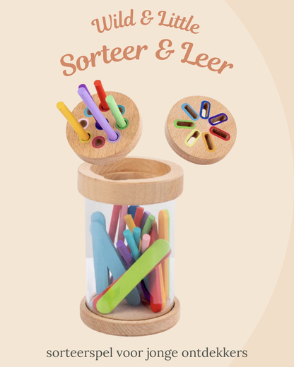 Wild & Little Sorteer & Leer - sorteerspel voor jonge ontdekkers