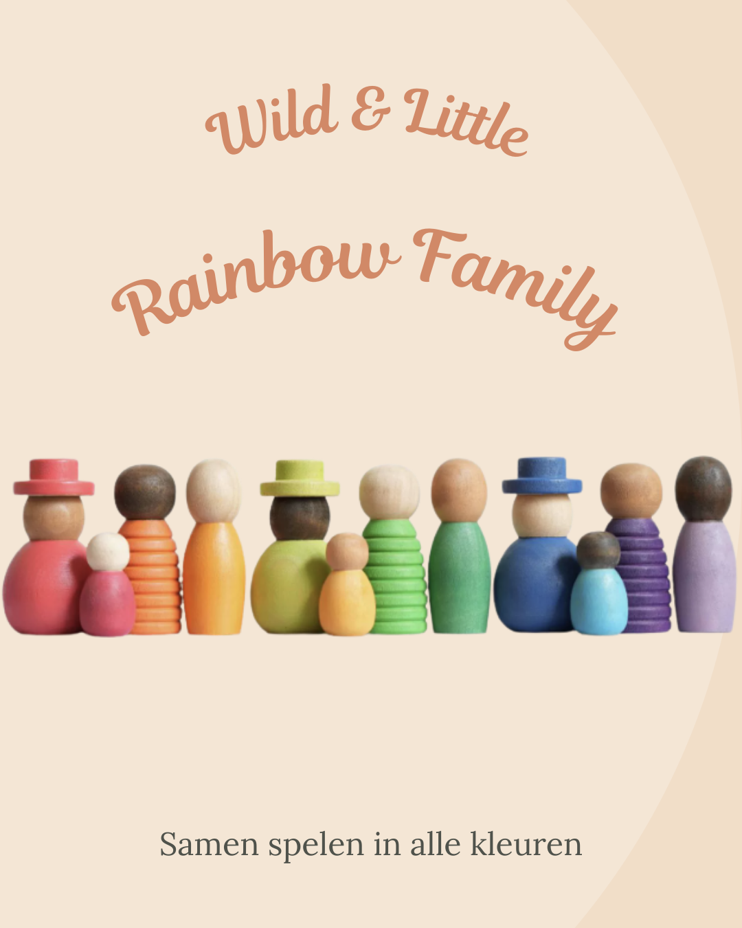 Wild & Little Rainbow Family - Samen spelen in alle kleuren