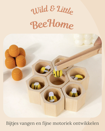 Wild & Little BeeHome - Bijtjes vangen en fijne motoriek ontwikkelen