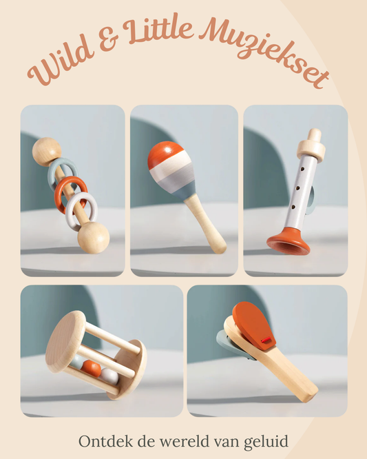 Wild & Little Muziekset - Ontdek de wereld van geluid