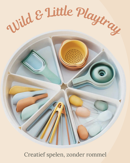 Wild & Little Play tray - Creatief spelen, zonder rommel