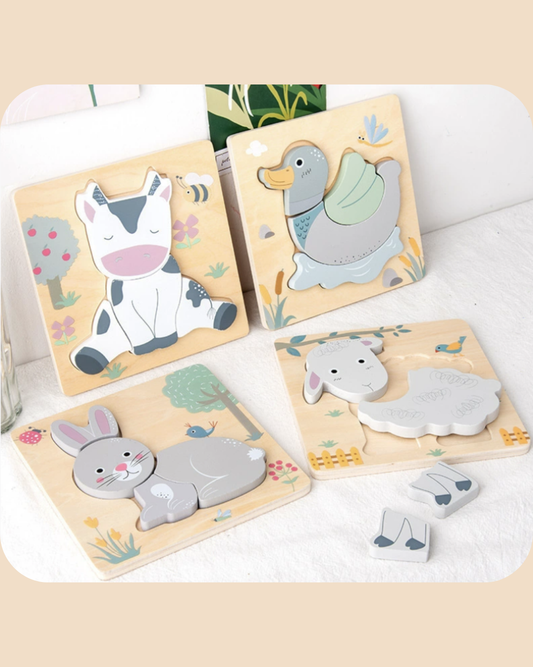 Wild & Little FarmPlay Puzzles - Eerste puzzels met lieve boerderijdieren