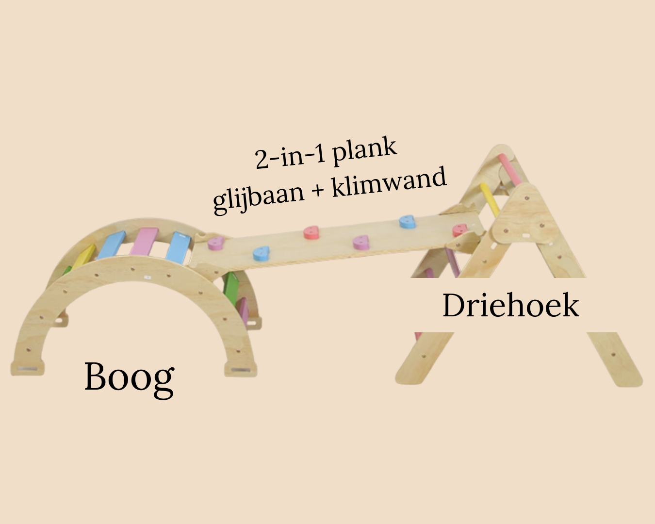 Wild & Little ClimbPlay Set - Klimmen, glijden en eindeloos bewegen
