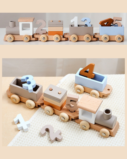 Wild & Little Getallentrein - Op reis met cijfers en kleuren