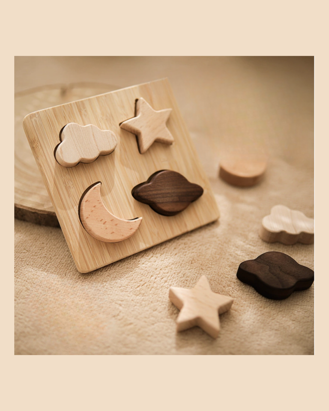 Wild & Little Puzzel Dreams - Eerste vormen ontdekken met zachte dromen