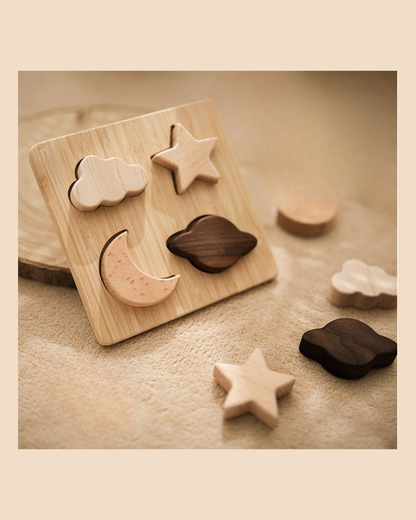 Wild & Little Puzzel Dreams - Eerste vormen ontdekken met zachte dromen