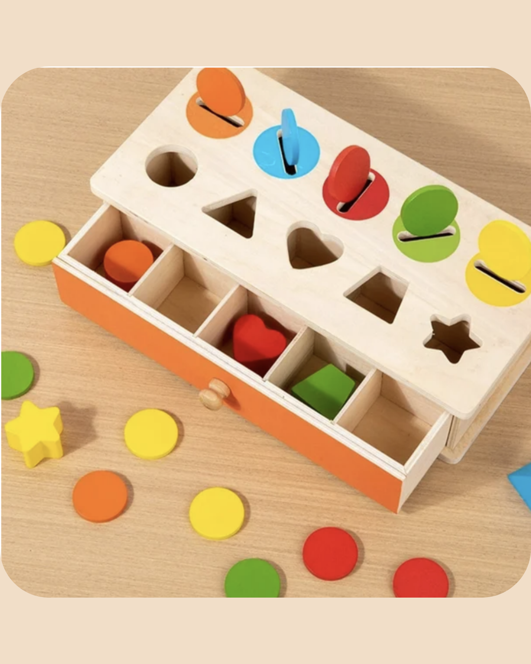 Wild & Little Drop & Sorteer - Muntjes gooien en vormen sorteren