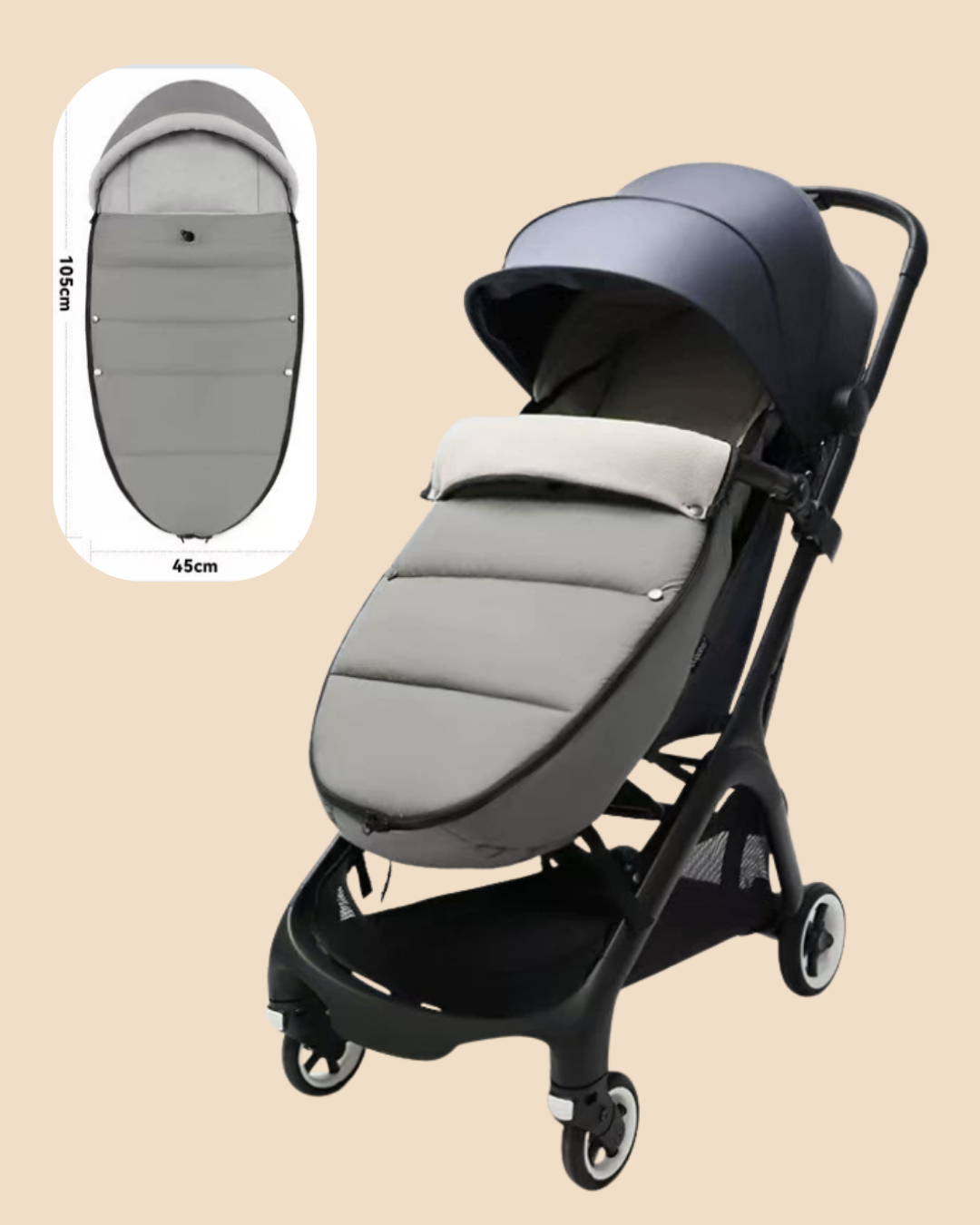 Wild & Little Voetenzak - Warm en veilig, overal