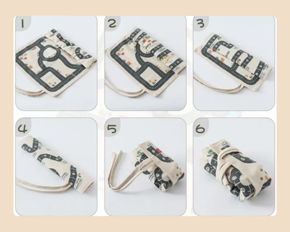 Wild & Little Uitvouwbare Race Mat - Samen spelen, samen ontdekken