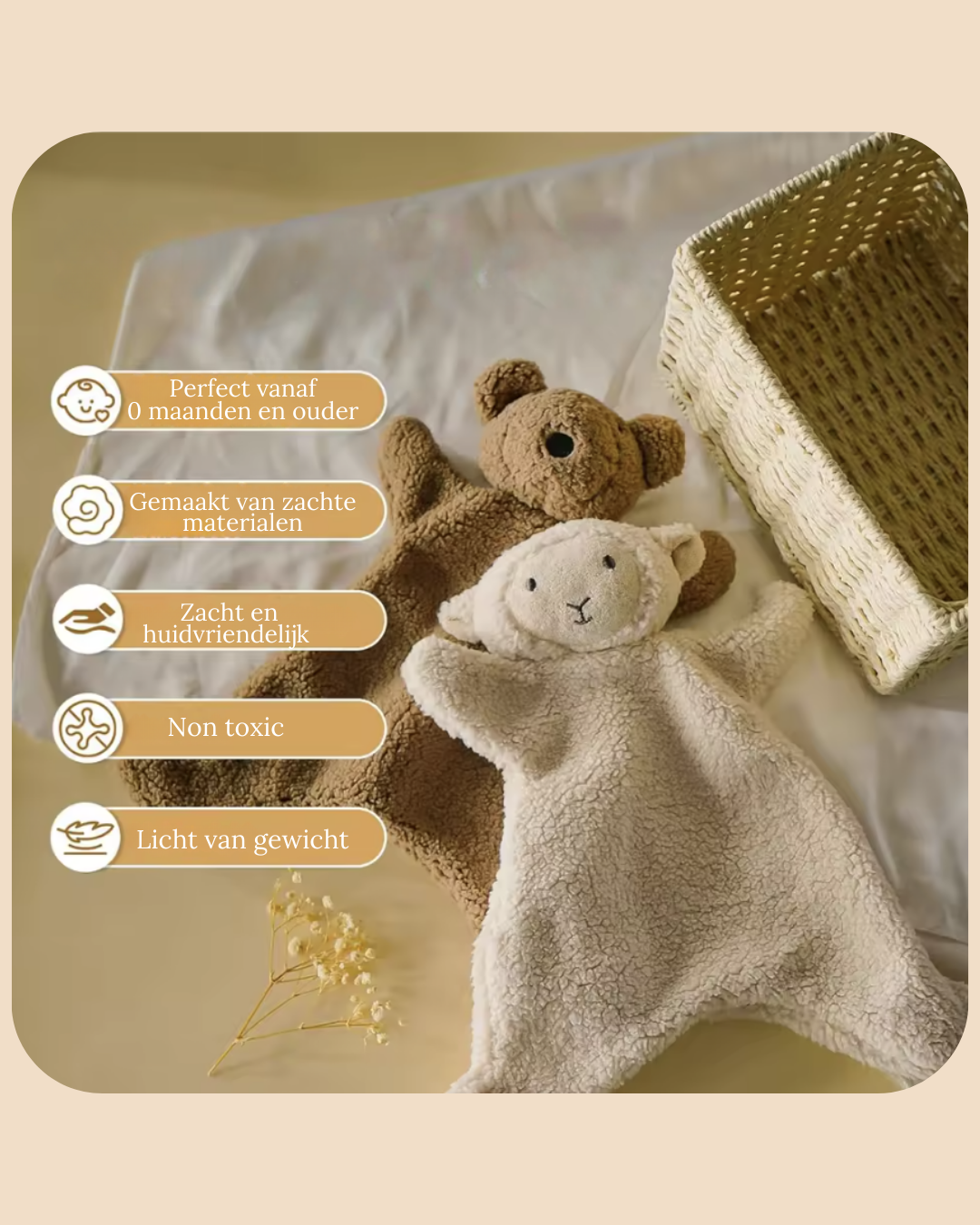 Wild & Little SnuggleBuddy - Eerste vriendjes om vast te houden