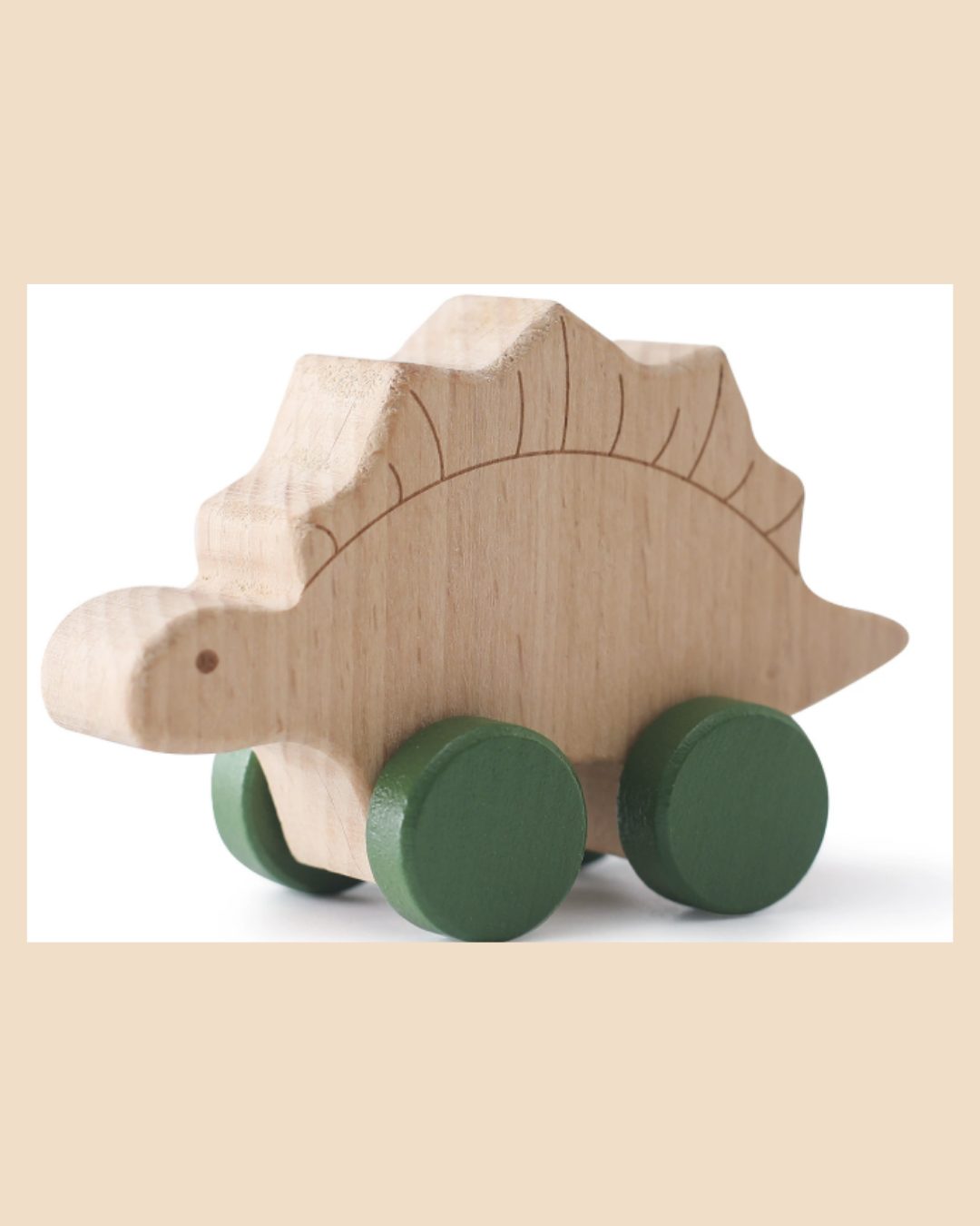 Wild & Little Dinoset - Vier prehistorische vrienden op wieltjes