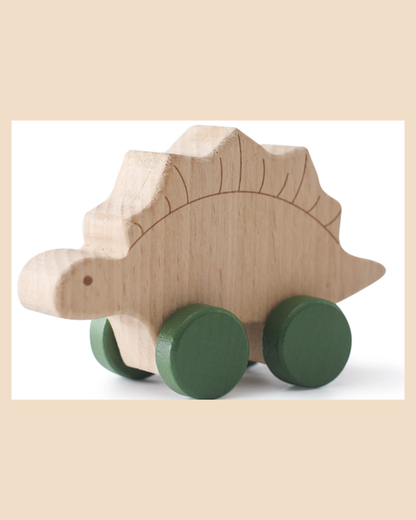 Wild & Little Dinoset - Vier prehistorische vrienden op wieltjes