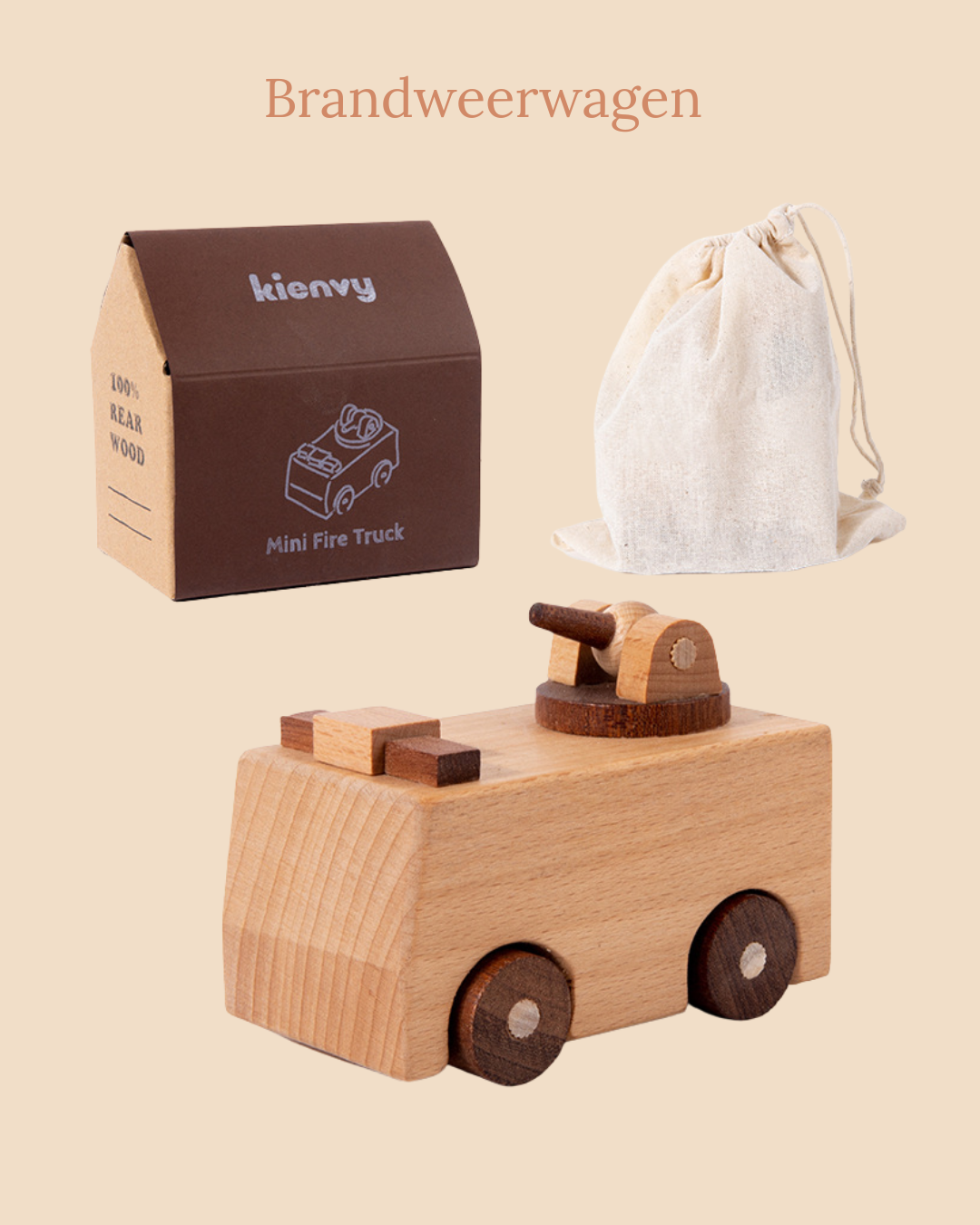Wild & Little Houten Voertuigen - Bouw je eigen wagenpark