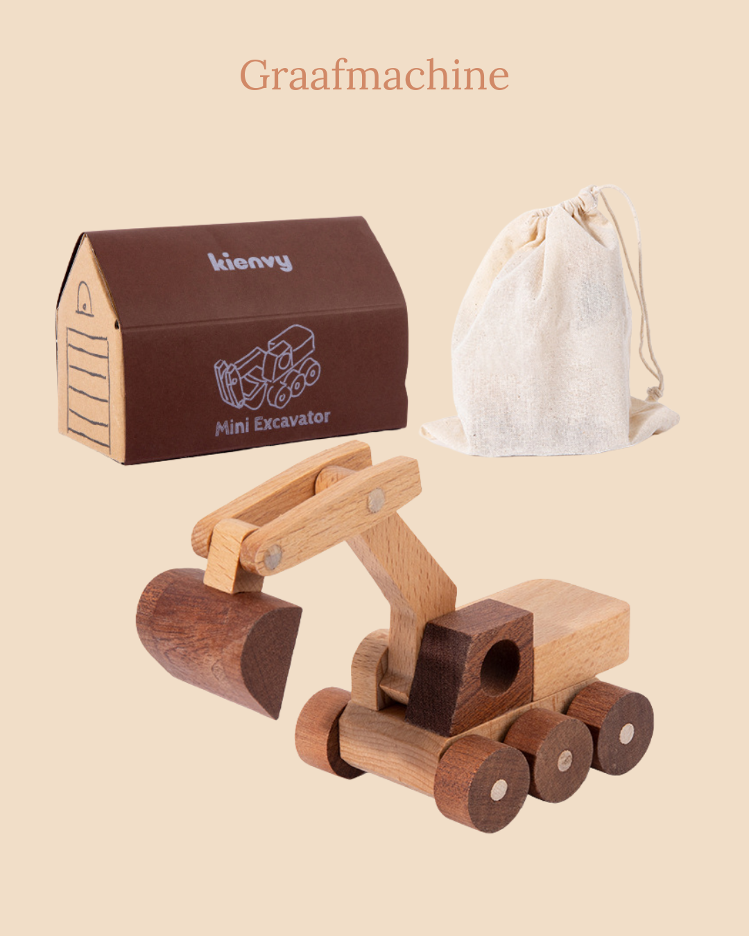 Wild & Little Houten Voertuigen - Bouw je eigen wagenpark