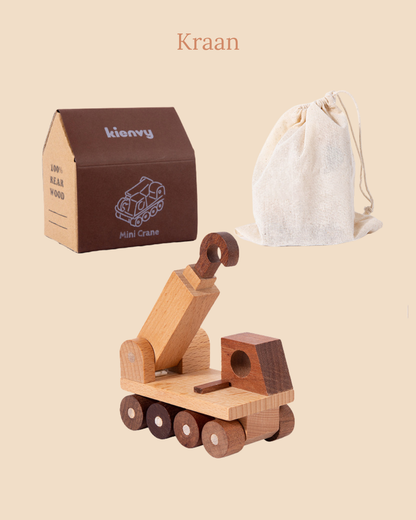 Wild & Little Houten Voertuigen - Bouw je eigen wagenpark